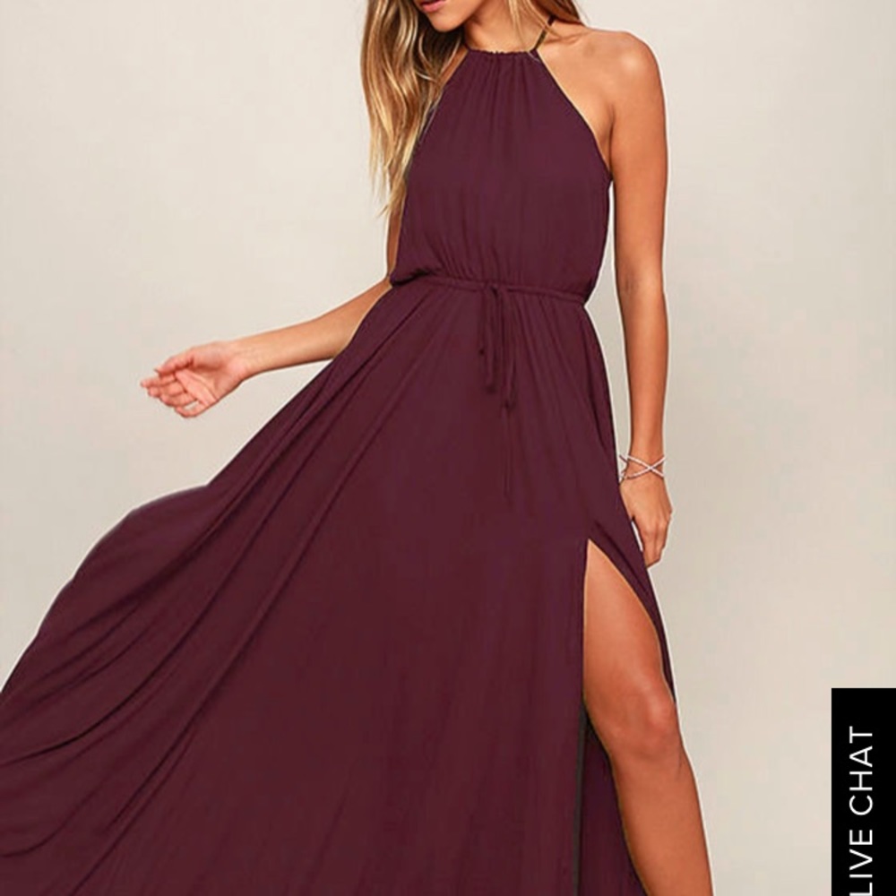 Burgundy Maxi Dress